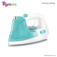 TOYMART My Home Little Chef Dream Iron – Realistic Pretend Play Toy with Spray Function & Detachable Water Tank, Kids Household Role-Playing Set, Gift for Boys & Girls Age 3+