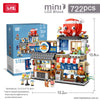 LOZ Japanese Takoyaki Shop (1218) + Shaved Ice Shop (1219)  Mini  Building Block