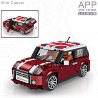 LOZ Mini Car Series Mini Cooper (492pcs) Mini Nano Building Blocks (1111)