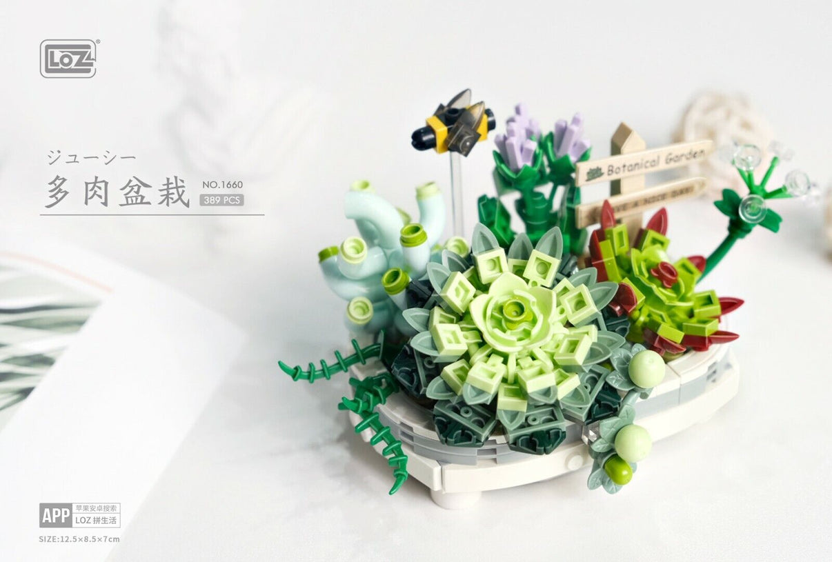 LOZ Mini Building Blocks Botanical Garden (389pcs) Mini Nano Blocks (1660)