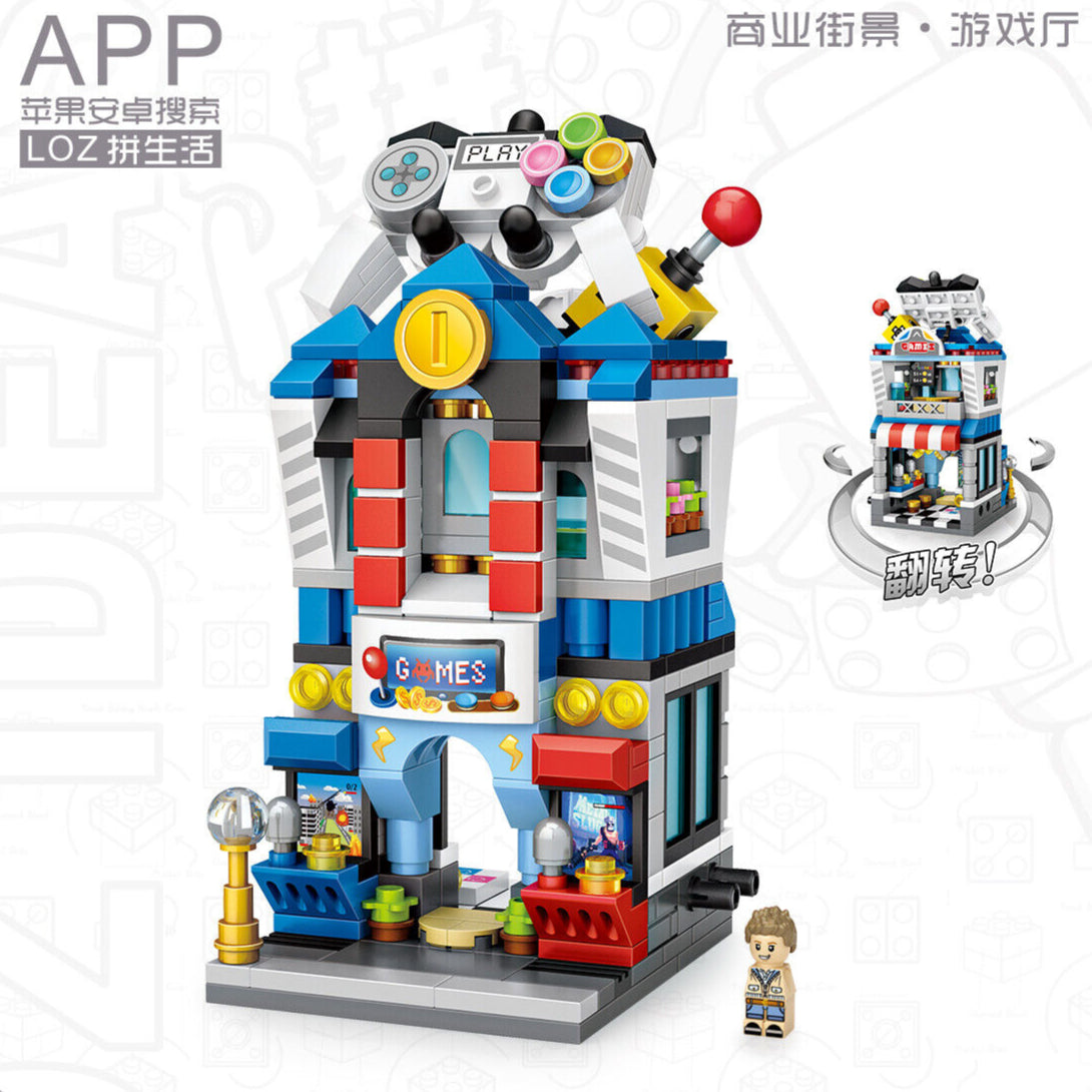 LOZ Mini Street Series Game Center (393pcs) Mini Building Blocks 1642