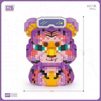 LOZ Diamond Blocks Tiger (1070 Pcs）Mini Building Blocks 8117