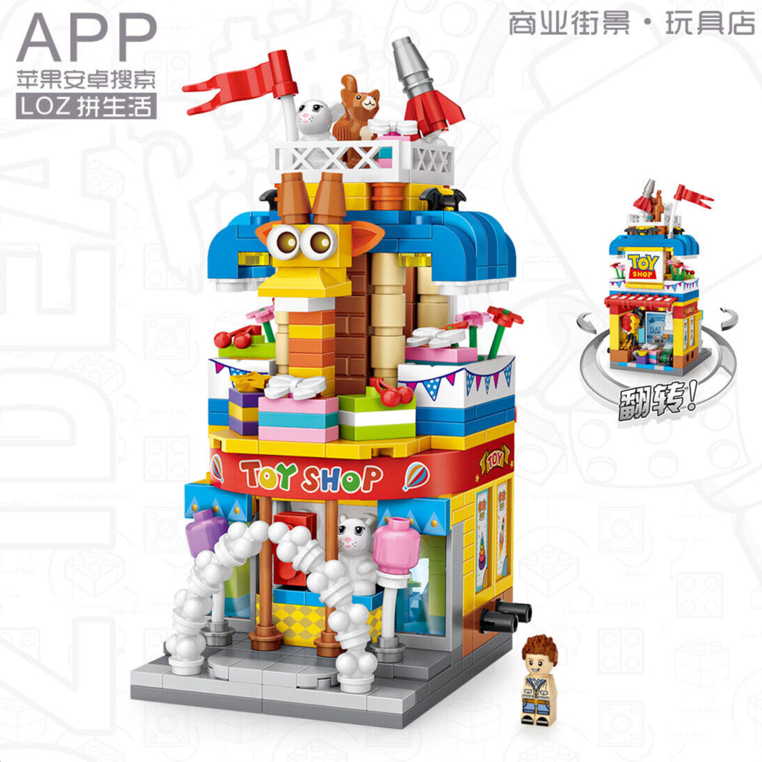 LOZ Mini Street Series Toy Shop Mini Building Blocks (393 Pcs) 1643