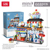 LOZ Japanese Takoyaki Shop (1218) + Shaved Ice Shop (1219)  Mini  Building Block