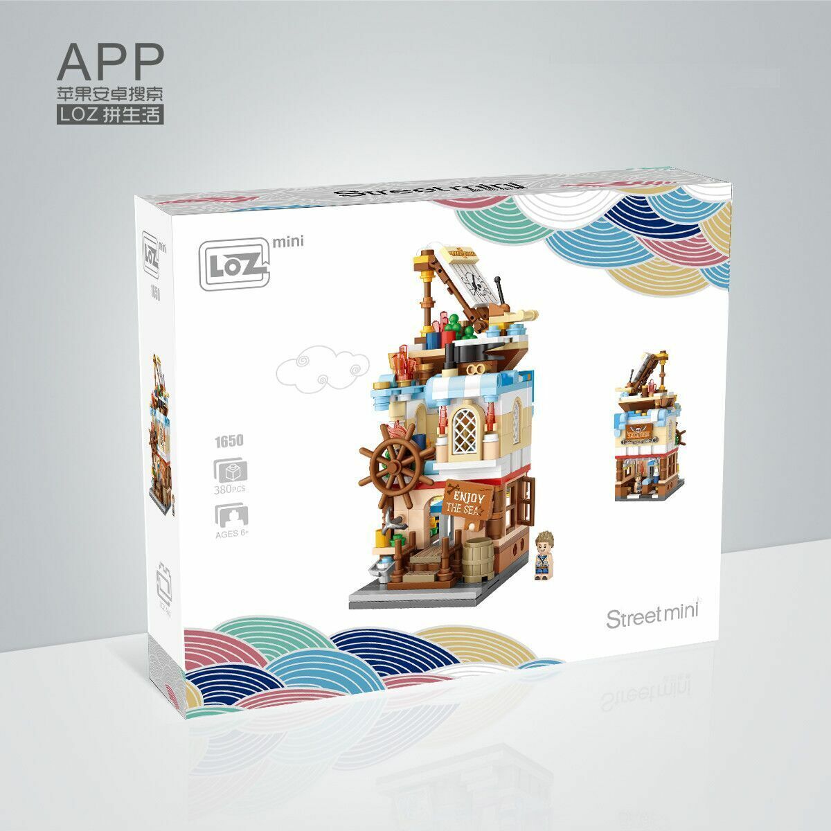 LOZ Mini Street Series Sailing House (380Pcs) Mini Building Blocks 1650