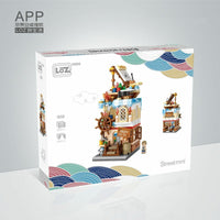 LOZ Mini Street Series Sailing House (380Pcs) Mini Building Blocks 1650