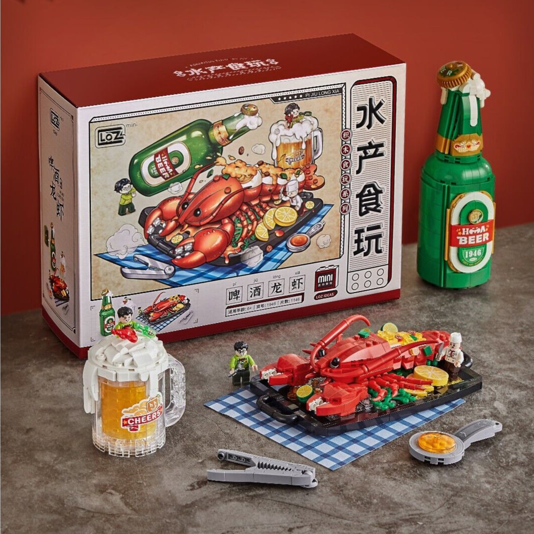 LOZ Beer and Lobster (1146pcs) Mini Building Blocks 1946