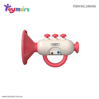 Toymart Baby Musical Trumpet Toy – Interactive Light-Up Toy with Sound, Easy-to-Press Keys & Rattle Feature, Early Learning Music Toy for Infants & Toddlers